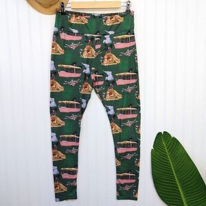 Disney Jungle Cruise Leggings Plus Size Curvy Green Boats Trader Sam Ambrie